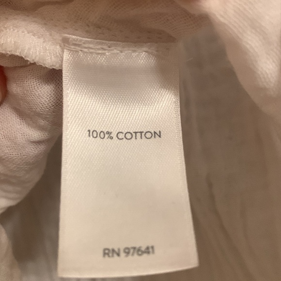 J. Jill 100% Cotton White Button Down Collar Tunic Size Small Petite - Picture 2 of 4